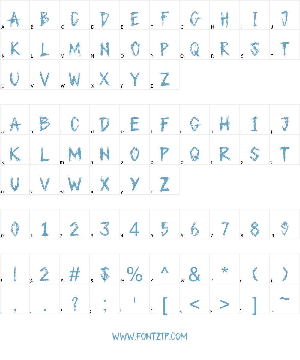 DK Plague Master Font Character